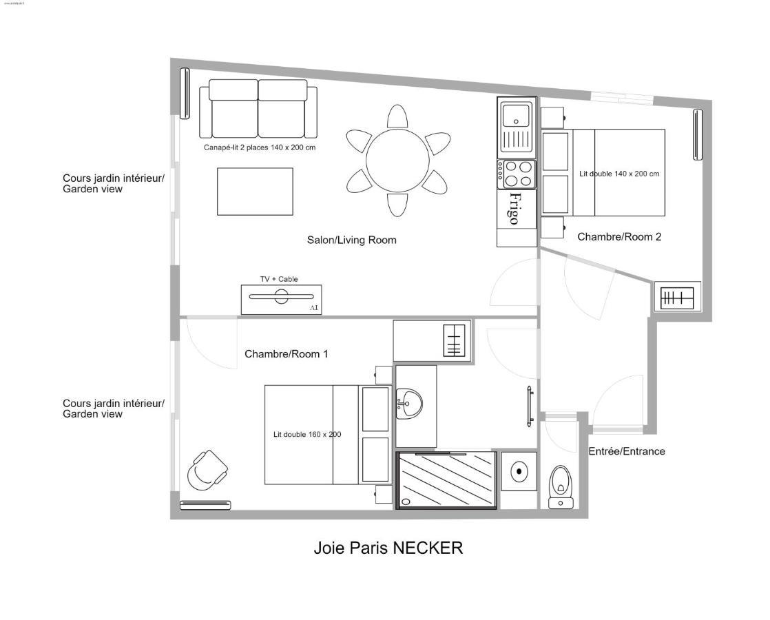 Joie Paris Bargue Apartment Ngoại thất bức ảnh
